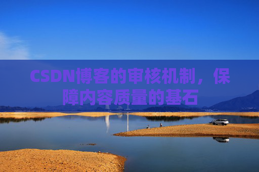 CSDN博客的审核机制，保障内容质量的基石